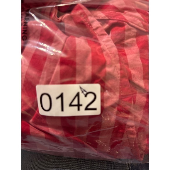 Draper James Eloquii Red & White Gingham Print Blouse 14 Rockabilly Coquette - Picture 10 of 10